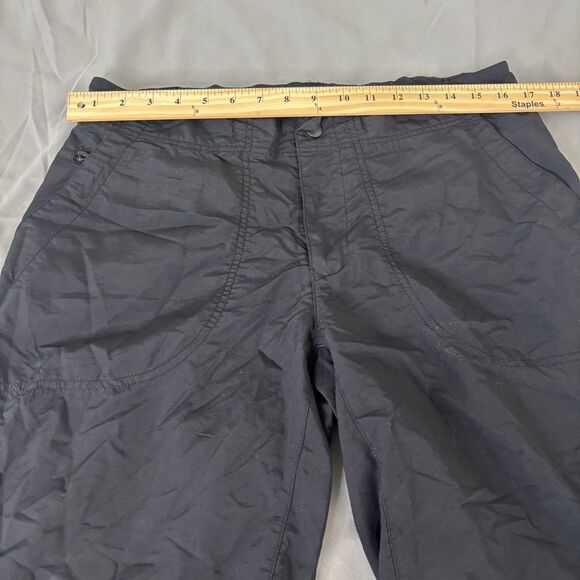 REI Shorts Womens Sz 12 Black Hiking Shorts 5-pocket Wicking UPF 50+ - Picture 4 of 12
